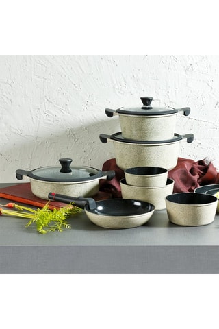 Padella fonda con coperchio Jade - 32 cm - 5,5 l