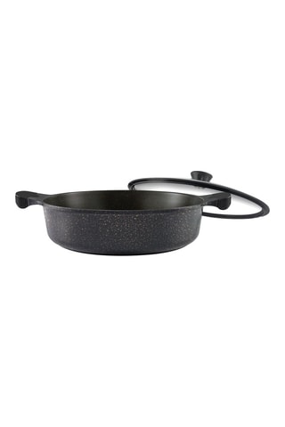 Padella fonda con coperchio Cappuccino - 28 cm - 4,4 l