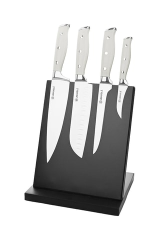 Blocco 4 coltelli in acciaio inossidabile Elégance chef