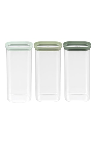 3 barattoli salvafreschezza in vetro borosilicato - 3 x 2000 ml