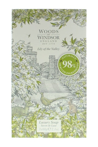 3 jabones de lujo Lily Of The Valley - 3 x 60 g