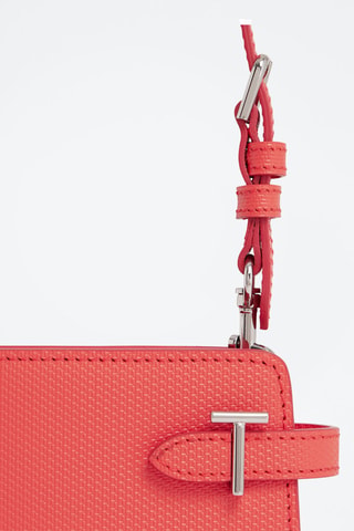 Bolso pequeño de piel Emilie Rosa