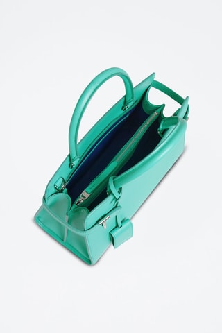 Bolso de piel Emilie - Turquesa