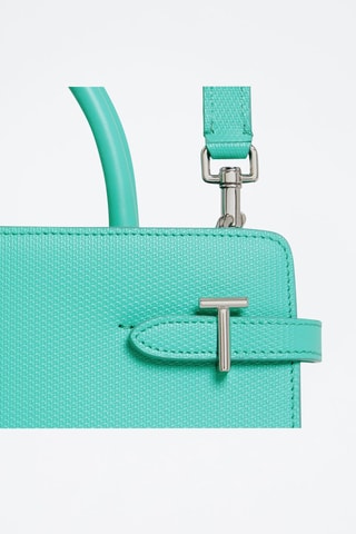 Bolso de piel Emilie - Turquesa
