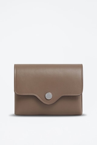 Porte-cartes en cuir Neo Taupe