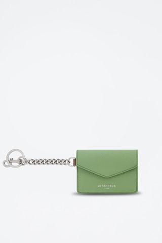 Porte-cartes en cuir Emilie Vert
