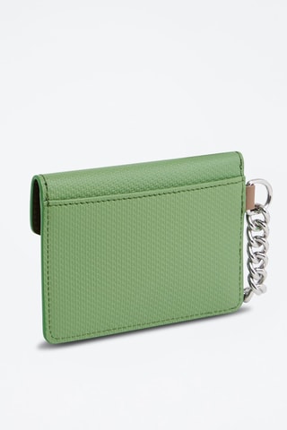 Porte-cartes en cuir Emilie Vert