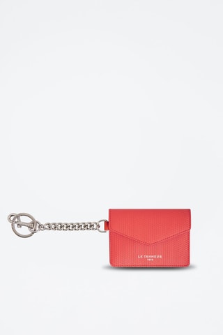 Porte-cartes en cuir Emilie Rose