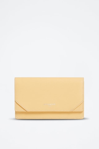 Porte-cartes en cuir Naya - Jaune