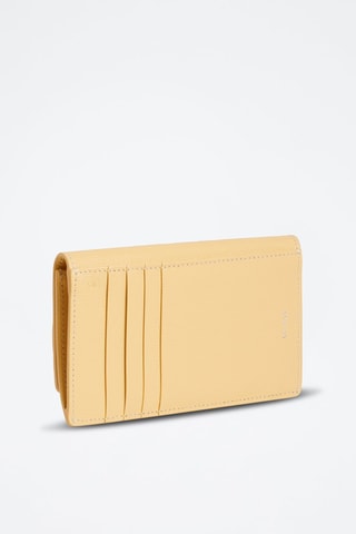 Porte-cartes en cuir Naya - Jaune