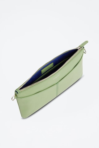 Bolso de mano de piel Charlotte Verde