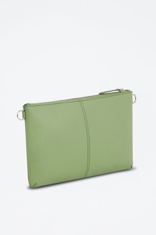 Bolso de mano de piel Charlotte Verde