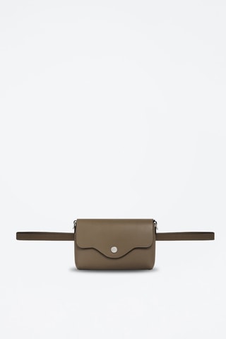 Bolso de mano de piel Neo Marrón