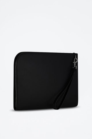 Funda A4 de piel Emile Negro - 13"