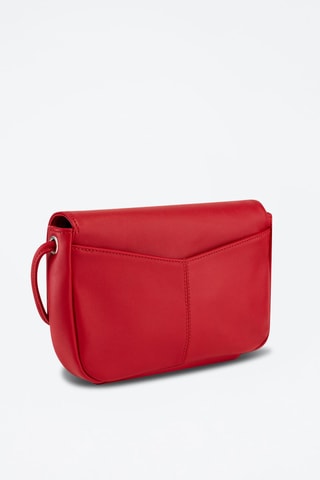 Bandolera de piel Charlotte Rojo