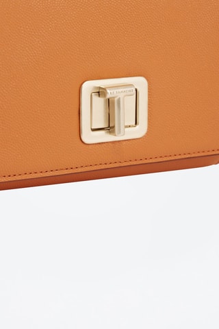 Bandolera de piel Eva Naranja