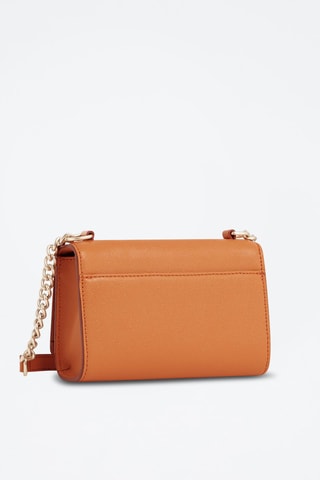 Bandolera de piel Eva Naranja