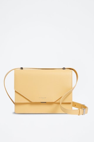 Bandolera de piel Naya - Amarillo