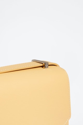 Bandolera de piel Naya - Amarillo