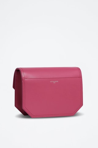 Bandolera de piel plena flor Rose - Rosa