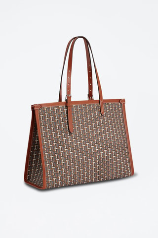 Bolso shopper de piel Iel Marrón