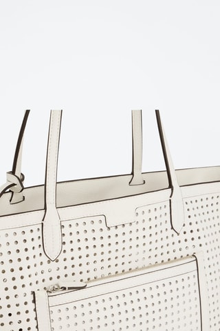 Bolsos shopper de piel Louise Blanco