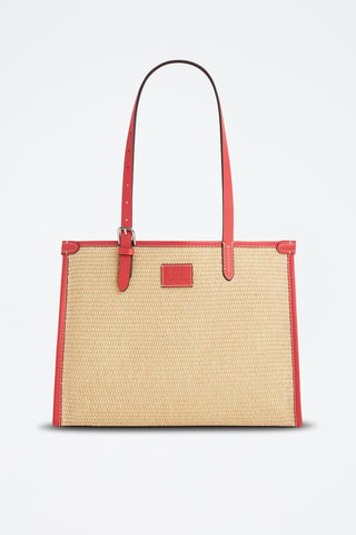 Bolso shopper Iel - Rosa y beige