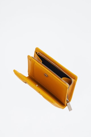 Cartera pequeña de piel Ella - Amarillo