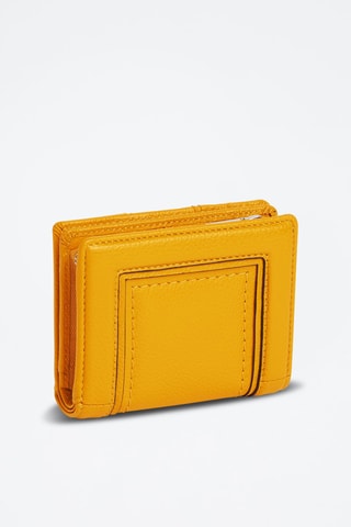 Cartera pequeña de piel Ella - Amarillo