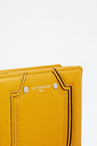 Cartera pequeña de piel Ella - Amarillo