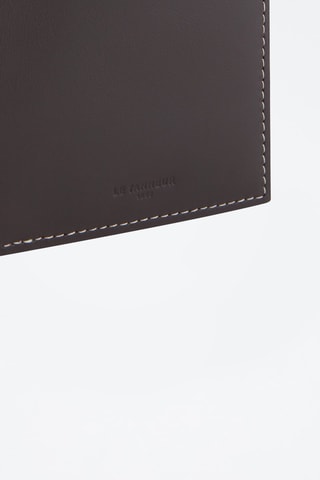 Cartera de piel Léon Marrón