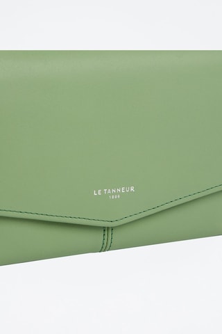Cartera de piel Charlotte Verde