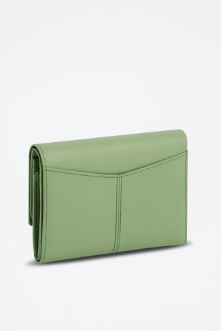 Cartera de piel Charlotte Verde