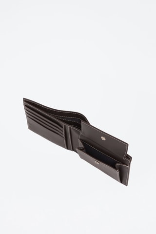 Cartera de piel Léon Marrón