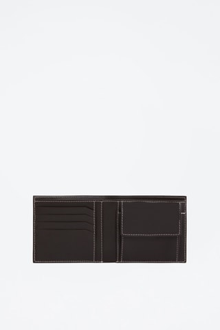 Cartera de piel Léon Marrón
