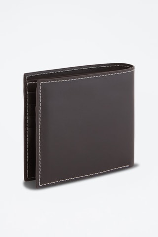 Cartera de piel Léon Marrón