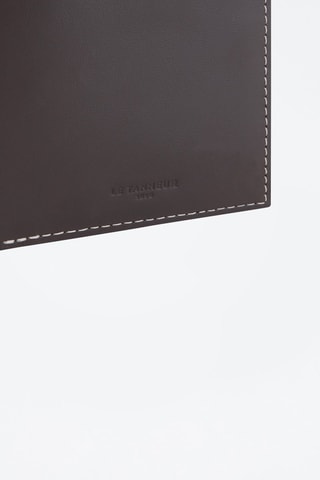 Cartera de piel Léon Marrón