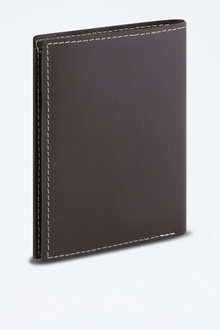 Cartera de piel Léon Marrón
