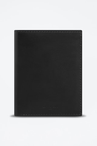 Cartera de piel Léon Negro