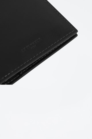 Cartera de piel Léon Negro