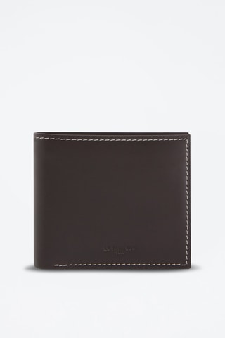 Cartera de piel Léon Marrón