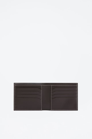 Cartera de piel Léon Marrón