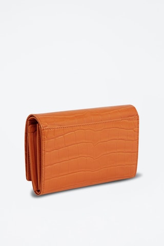 Cartera de piel Emilie Naranja