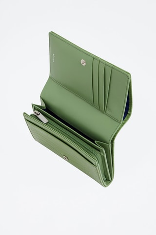 Cartera de piel Emilie Verde