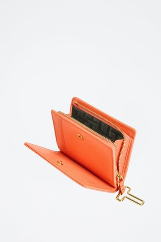 Cartera de piel Juliette - Melocotón