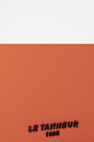 Monedero Emile de piel Tangerine