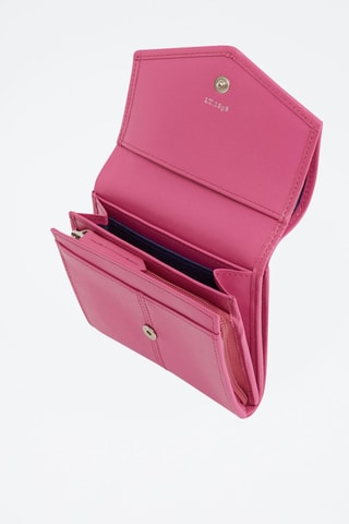 Monedero pequeño de piel Charlotte Rosa