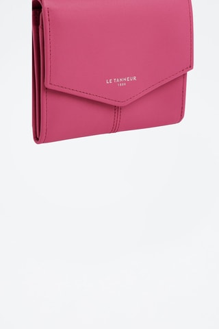 Monedero pequeño de piel Charlotte Rosa