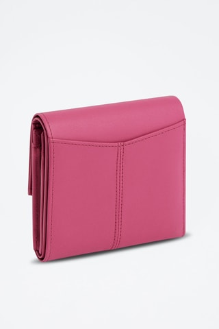 Monedero pequeño de piel Charlotte Rosa