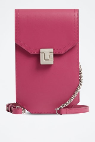 Funda de teléfono de piel plena flor Rose - Rosa